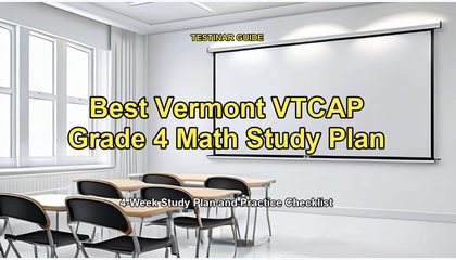 Best Vermont VTCAP Grade 4 Math Study Plan