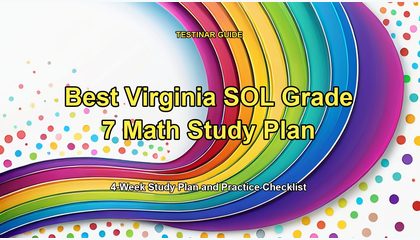 Best Virginia SOL Grade 7 Math Study Plan