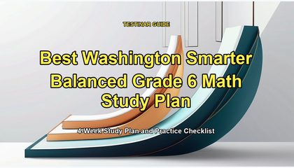 Best Washington Smarter Balanced Grade 6 Math Study Plan