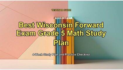 Best Wisconsin Forward Exam Grade 5 Math Study Plan