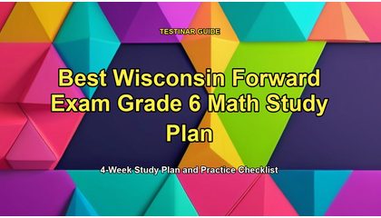 Best Wisconsin Forward Exam Grade 6 Math Study Plan