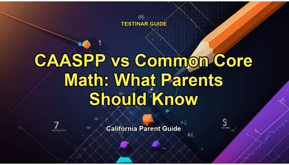 CAASPP vs Common Core Math: What Parents Should Know