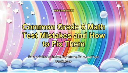 Common Grade 6 Math Test Mistakes and How to Fix Them