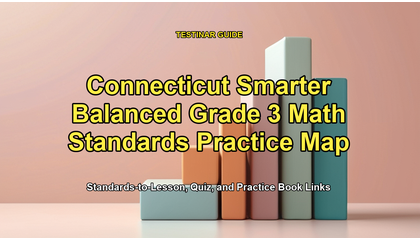 Connecticut Smarter Balanced Grade 3 Math Standards Practice Map