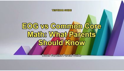EOG vs Common Core Math: What Parents Should Know
