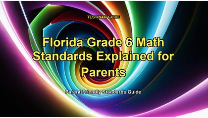 Florida Grade 6 Math Standards Explained for Parents