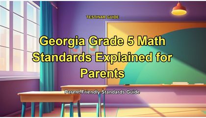 Georgia Grade 5 Math Standards Explained for Parents
