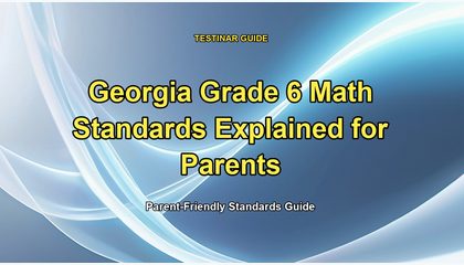 Georgia Grade 6 Math Standards Explained for Parents