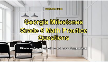 Georgia Milestones Grade 5 Math Practice Questions