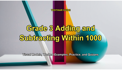 Grade 3 Adding and Subtracting Within 1000