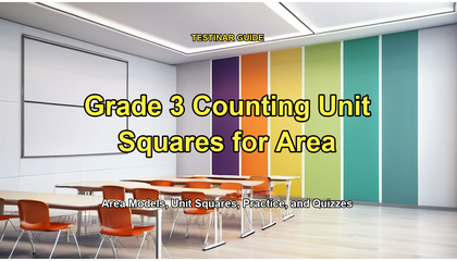 Grade 3 Counting Unit Squares for Area
