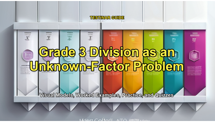 Grade 3 Division as an Unknown-Factor Problem