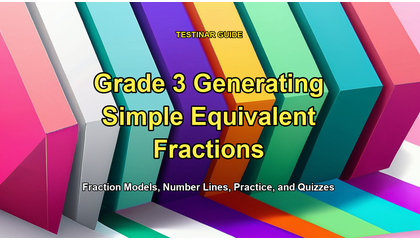 Grade 3 Generating Simple Equivalent Fractions