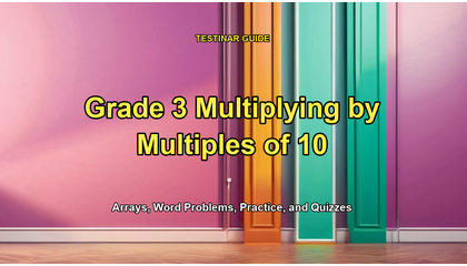Grade 3 Multiplying by Multiples of 10
