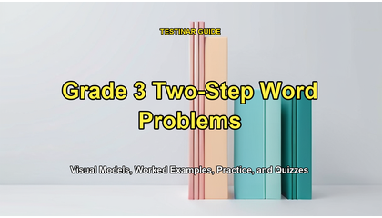Grade 3 Two-Step Word Problems