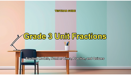 Grade 3 Unit Fractions