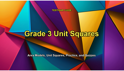 Grade 3 Unit Squares