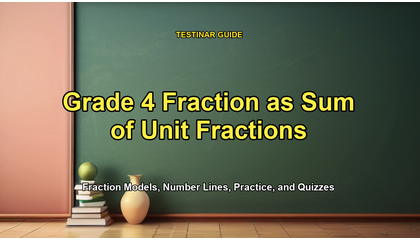 Grade 4 Fraction as Sum of Unit Fractions