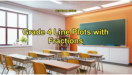 Grade 4 Line Plots with Fractions