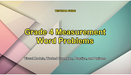Grade 4 Measurement Word Problems