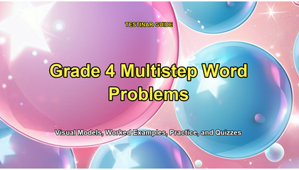 Grade 4 Multistep Word Problems