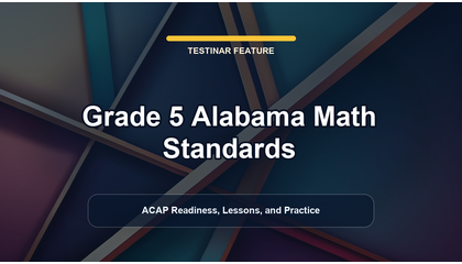 Grade 5 Alabama Math Standards