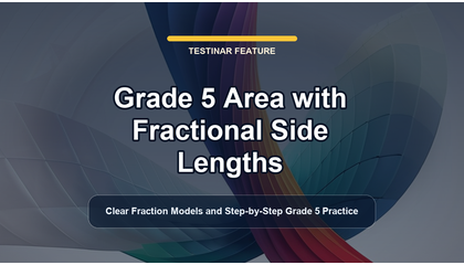 Grade 5 Area with Fractional Side Lengths