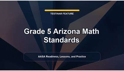 Grade 5 Arizona Math Standards