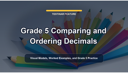 Grade 5 Comparing and Ordering Decimals