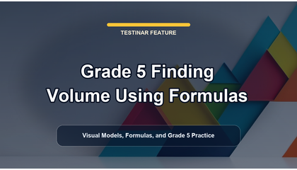Grade 5 Finding Volume Using Formulas
