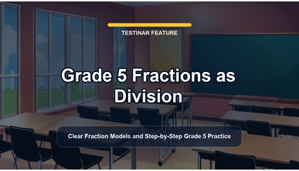 Grade 5 Fractions as Division