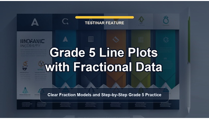 Grade 5 Line Plots with Fractional Data