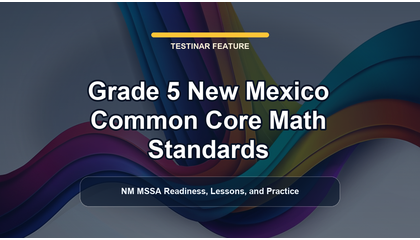 Grade 5 New Mexico Common Core Math Standards