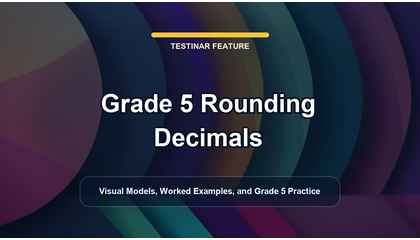 Grade 5 Rounding Decimals