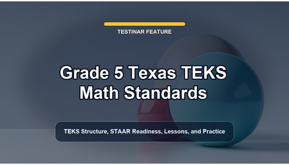 Grade 5 Texas TEKS Math Standards