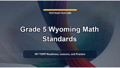 Grade 5 Wyoming Math Standards
