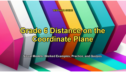 Grade 6 Distance on the Coordinate Plane