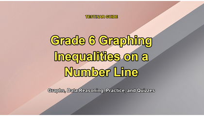 Grade 6 Graphing Inequalities on a Number Line