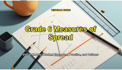 Grade 6 Measures of Spread