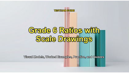 Grade 6 Ratios with Scale Drawings