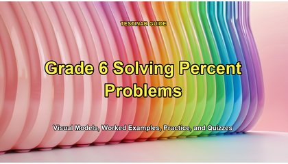 Grade 6 Solving Percent Problems