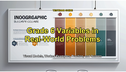 Grade 6 Variables in Real-World Problems