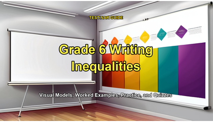 Grade 6 Writing Inequalities