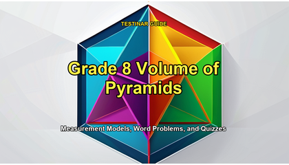 Grade 8 Volume of Pyramids