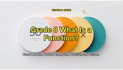 Grade 8 What Is a Function?