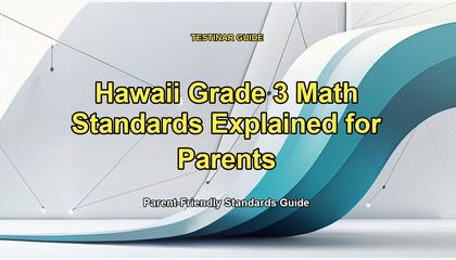 Hawaii Grade 3 Math Standards Explained for Parents
