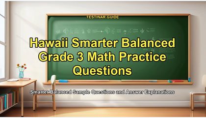 Hawaii Smarter Balanced Grade 3 Math Practice Questions