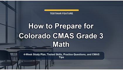 How to Prepare for Colorado CMAS Grade 3 Math