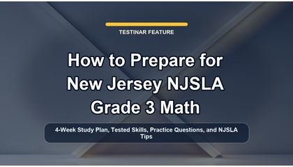 How to Prepare for New Jersey NJSLA Grade 3 Math