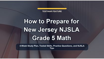 How to Prepare for New Jersey NJSLA Grade 5 Math